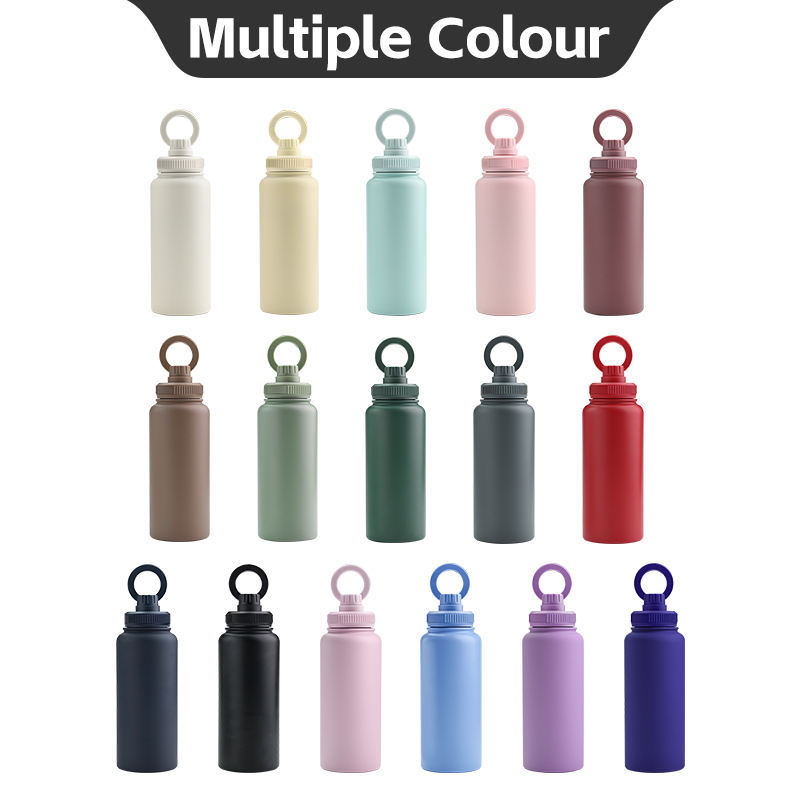 Custom 18oz 32oz Insulated Stainless Steel Thermal Vacuum Flasks Sport Reusable Water Bottle for Camping