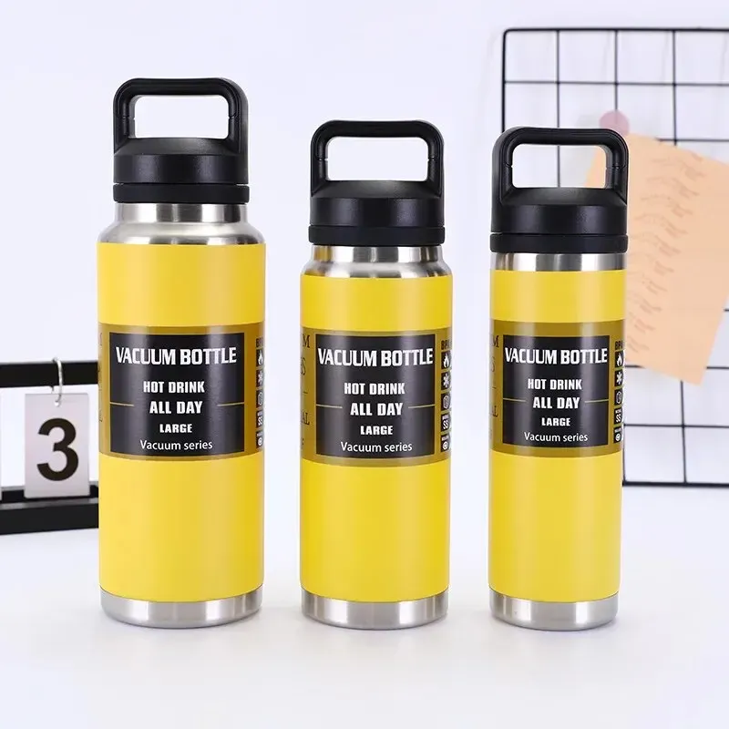 Sport Water Bottle Vacuum Insulated Stainless Steel Flask Tumbler with Chug Cap