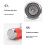 Sport Water Bottle Vacuum Insulated Stainless Steel Flask Tumbler with Chug Cap