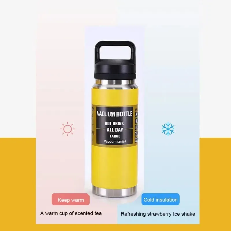 Sport Water Bottle Vacuum Insulated Stainless Steel Flask Tumbler with Chug Cap
