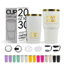 Wholesale Custom Double-Layer Insulated Stainless Steel Coffee Travel Mugs 20oz & 30oz Capacity