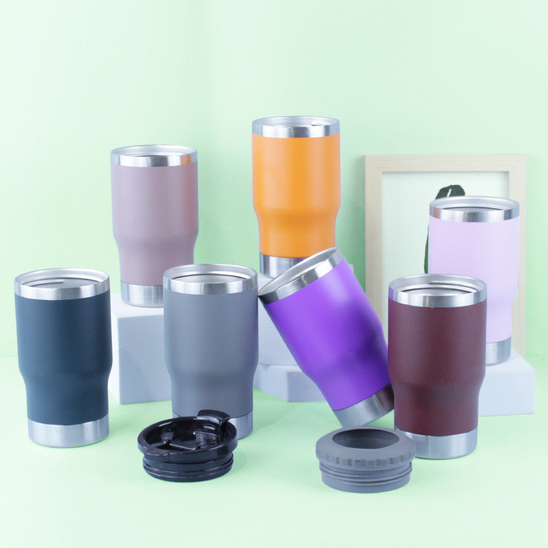 4 in 1 Insulated Slim Can Cooler 12 OZ Cans and Beer Coozies Stainless Steel 14oz Can Holder Double Walled with Opener Corkscrew