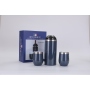 Custom Luxury Red Wine Jar Set Stainless Steel Wine Bottle Wine Glass Set With Gift Box