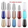Wholesale Custom 12oz Vacuum Double Wall Stainless Steel Swig Egg Wine Tumbler with Lids Straw
