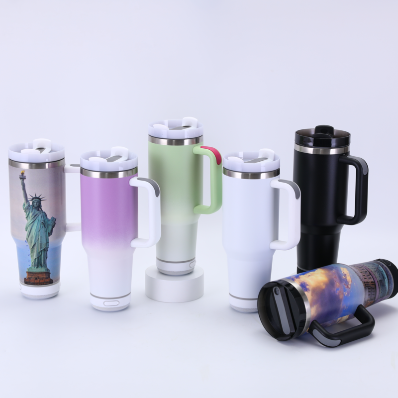 Custom Stainless Steel Travel Outdoor Thermos Mug With Speaker High Quality bluetooth Mug