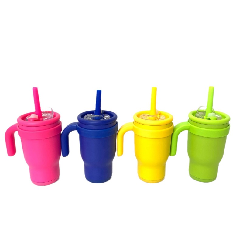 Premium Selection 304 Double-Walled Stainless Steel 12oz Coffee Tumbler 40oz Capacity New Design with Lid and Straw
