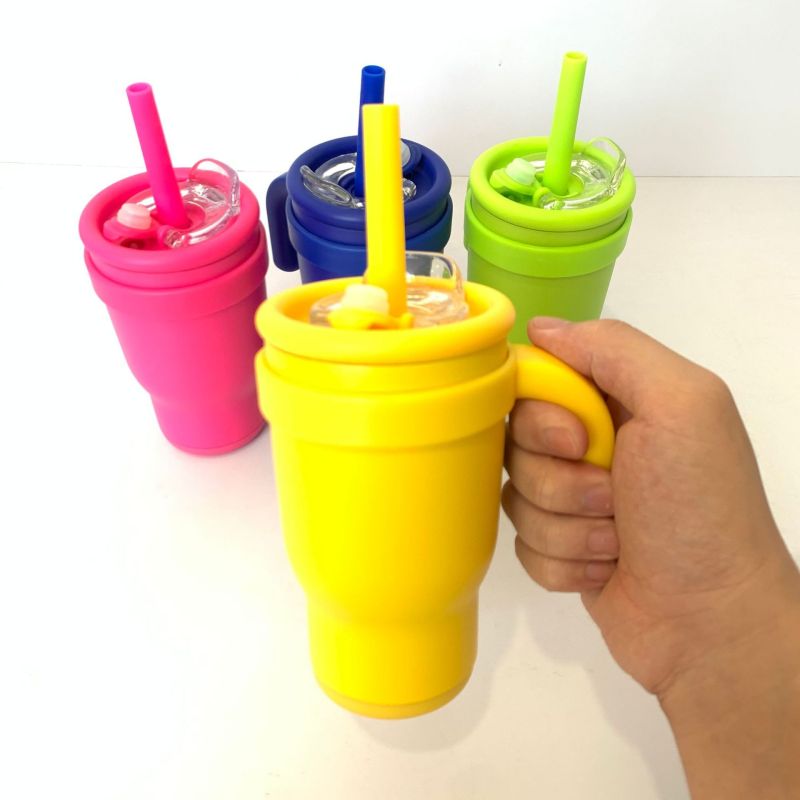 Premium Selection 304 Double-Walled Stainless Steel 12oz Coffee Tumbler 40oz Capacity New Design with Lid and Straw