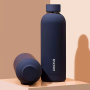 Wholesale customized colorful double wall thermos stainless steel matte paint outdoor sports small mouth water bottle