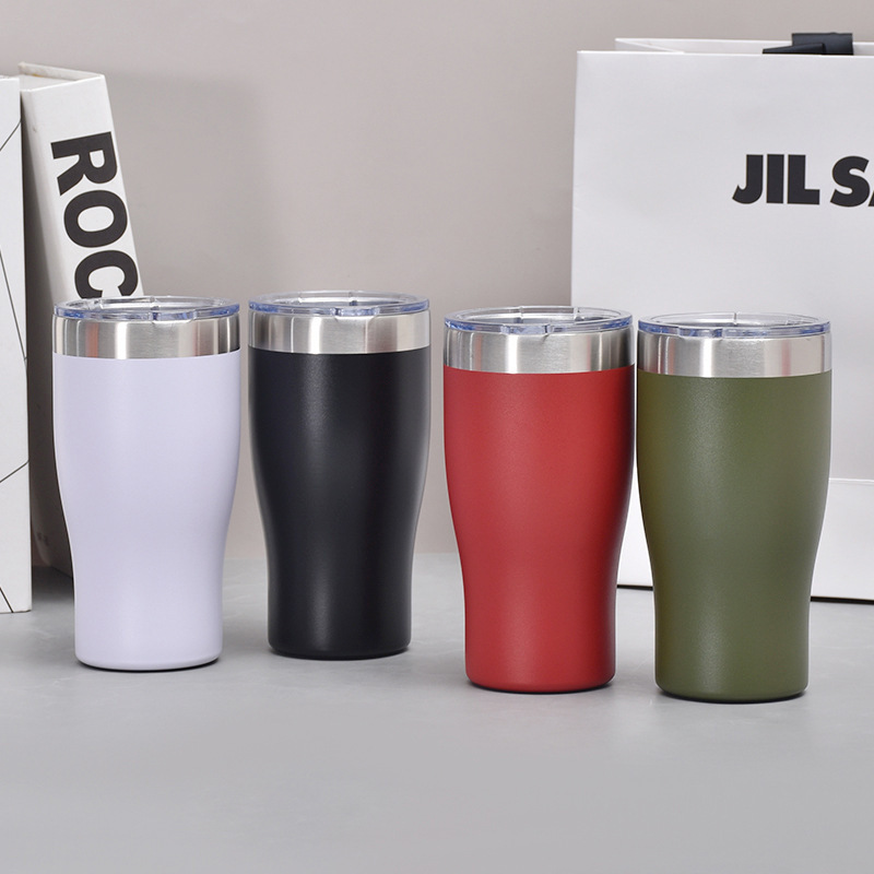 Wholesale 20oz Stainless Steel Durable Insulated Coffee Mug Waist No Tail Type Car Mug