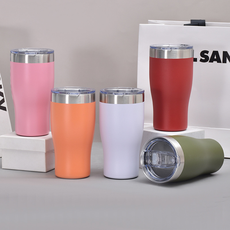 Wholesale 20oz Stainless Steel Durable Insulated Coffee Mug Waist No Tail Type Car Mug