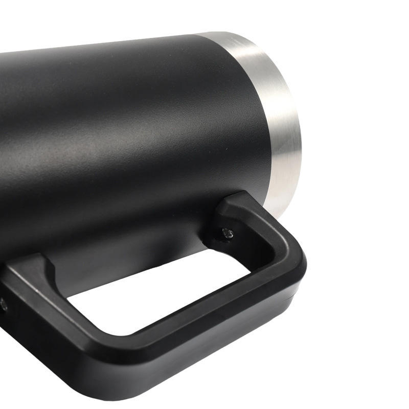 Wholesale Customized Stainless Steel Water Bottle with Handle Indoor Beer Mug Metal Material