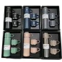 Custom Logo Luxury Business Drinkware Set 500ml Stainless Steel Water Bottle and Vacuum Flask for Travel