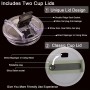 New Design 100% Leak Proof Plastic Lid for 40 Ounce OZ Stainless Steel Insulated Tumbler with Handle Leak Resistant Lid