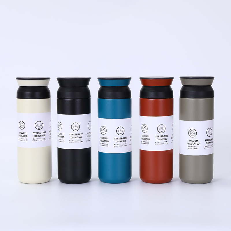 Hot Sale Wholesale 380ML 510ML Stainless Steel Travel Mugs Thermal Insulated Coffee Mug Can with LED Lid Vacuum Bottle Type