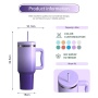 RTS 40oz Sublimation Adventure Tumbler Mugs With Handle Stainless Steel  40 oz Travel Coffee Water Bottles