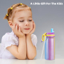 Factory-Made 16oz/12oz Children's Stainless Steel Insulated Sippy Water Bottle With Flip Top Vacuum Flask for Kids' Drinks/Mug
