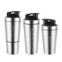 Single Wall 750ml 304 Stainless Steel Shaker Bottle GYM Wholesale Bpa Free Custom logo Protein Shaker Bottles