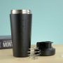 Single Wall 750ml 304 Stainless Steel Shaker Bottle GYM Wholesale Bpa Free Custom logo Protein Shaker Bottles