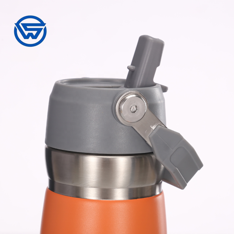 New Stainless Steel Thermo Cup Large Capacity Portable Outdoor Sports Water Bottle American Style Large Mouth Portable Kettle