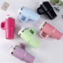 Wholesale Bulk 14oz Macaron Sublimation Tumbler Christmas Cute Insulated Travel Mug with Handle Hot and Cold Customizable Cups