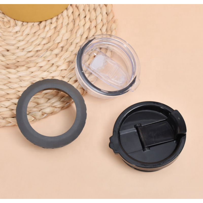 14oz 4-in-1 Double Wall Stainless Steel Can Cooler PC Travel Coffee Mug With Two Lids Eco-Friendly Beer Cola Cold Coffee Holder