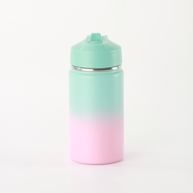 Wholesale Gradient Color 12oz Space Jug Stainless Steel Vacuum Kids School Mug