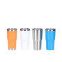 Wholesale 20oz Eco-Friendly Double Wall Stainless Steel Tumbler With Lid 600ml Powder Coated Water Customizable Logo Coffee Tea