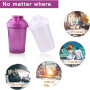 400ml 500ml 700ml 1000ml Shaker Bottle with Shaker Balls Leak Proof Drink Shaker Bottle (BPA Free)