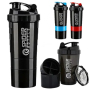 Wholesale Custom Bpa Free 500ml Sports Fitness Shaker Bottle Plastic Gym Shaker Bottle