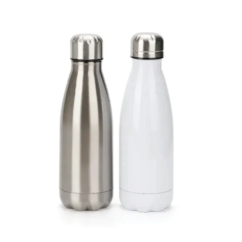 Thermal Sublimation Blank Sport 350/500ml Water Bottles Stainless Steel Thermos Double Wall Vacuum Flask Shape Bottle
