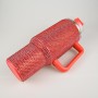 Rhinestone 40oz Tumbler Adventure Bottle Tumbler with Straw Stainless Steel Vacuum 40oz Tumbler with Handle