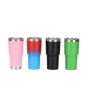 Wholesale 20oz Double Wall Vacuum Stainless Steel Tumbler Eco-Friendly Coffee Mug Regular Tumbler Lid Powder Coated Water 600ml