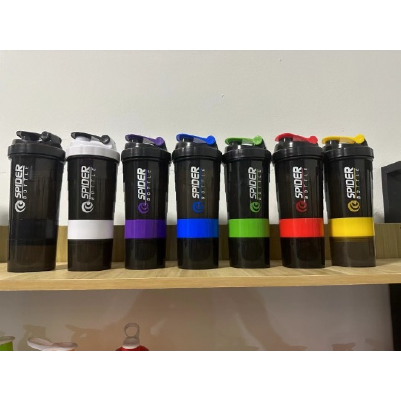 Custom Logo BPA Free 500ml 700ml Plastic Water Bottle Workout Blender Shaker Bottle Gym Protein Shaker Bottles