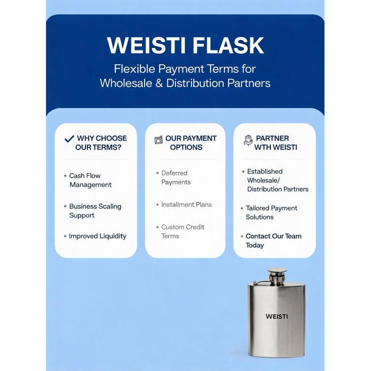 Are there flexible payment terms available for established wholesale or distribution partners?