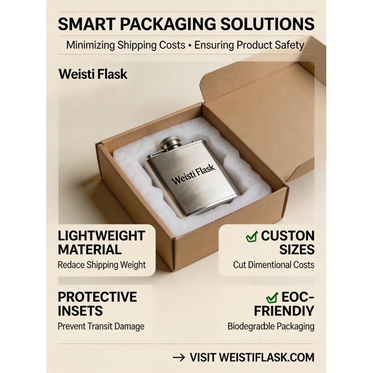 What packaging options are available to minimize shipping costs and ensure product safety?