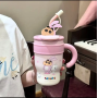 Large Capacity 304 Stainless Steel Insulated Tumbler Cup Crayon Shinchan Big Mac Ice King Design