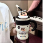 Large Capacity 304 Stainless Steel Insulated Tumbler Cup Crayon Shinchan Big Mac Ice King Design