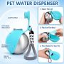 Wholesale Stainless Steel Dog Water Bottle Portable Leakproof Pet Travel Waterer Outdoor Drinking Feeder