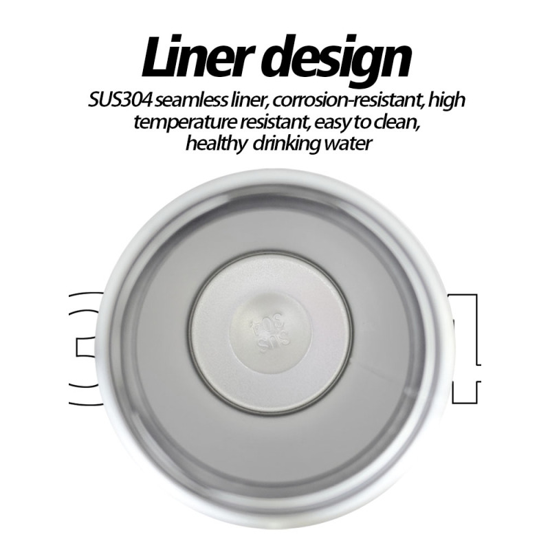 Wholesale 350ml 500ml Double Layer Bouncing Portable 304 Stainless Steel Vacuum Flask Tumbler Travel Coffee Mug