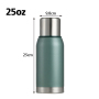 Large Capacity Vacuum Flask Water Bottle Double Wall Insulated Stainless Steel Thermo Jug Outdoor Thermal with Handle Keep Hot