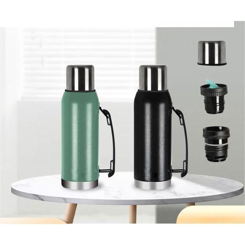 Yerba Mate Tea Gourd Set 8oz Yerba Mate Cup with Closing Lid Thermos Bottle Wooden Bombilla Straw Mate Cup