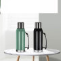 Yerba Mate Tea Gourd Set 8oz Yerba Mate Cup with Closing Lid Thermos Bottle Wooden Bombilla Straw Mate Cup