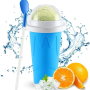 Magic Slushy Cup Quick Frozen Smoothie Drink Silicone Cup Squeeze Ice Cream Slushy Maker Cup Milk Shake Ice Cream Maker DIY