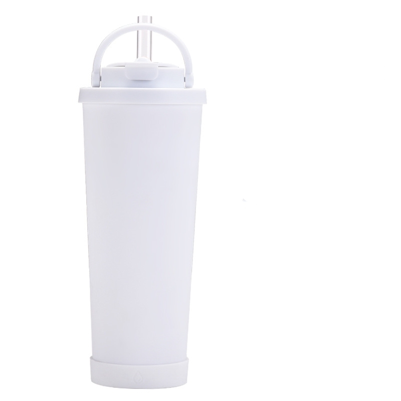 Double Layer 304 Stainless Steel Cold Insulation Insulation Portable Handle Vacuum Water Cup 710ml