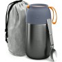 Double Wall Food Jar 304 Stainless Steel Vacuum Insulated Food Flask Soup Pot Food Thermos for Baby with Spoon