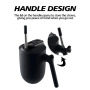 Shaker Bottle Gym Hot and Cold Thermal Cup Matte Black Stainless Steel Shaker Bottle Portable Fitness Exercise Bottle with Straw