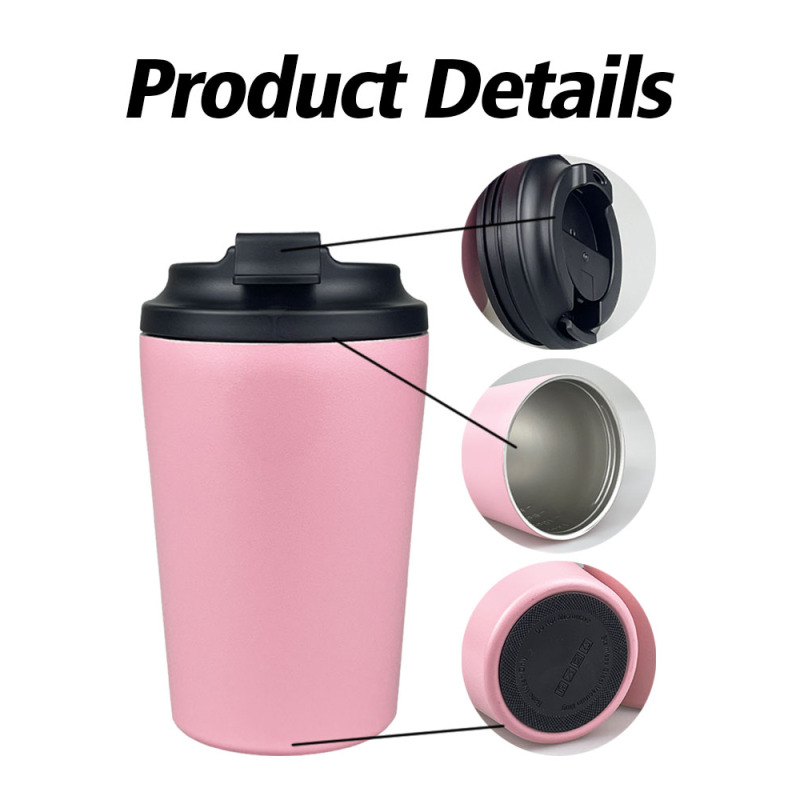 Wholesale Custom Double Wall Vacuum Metal Coffee Mugs Travel 360ml 12oz Stainless Steel Coffee Mug