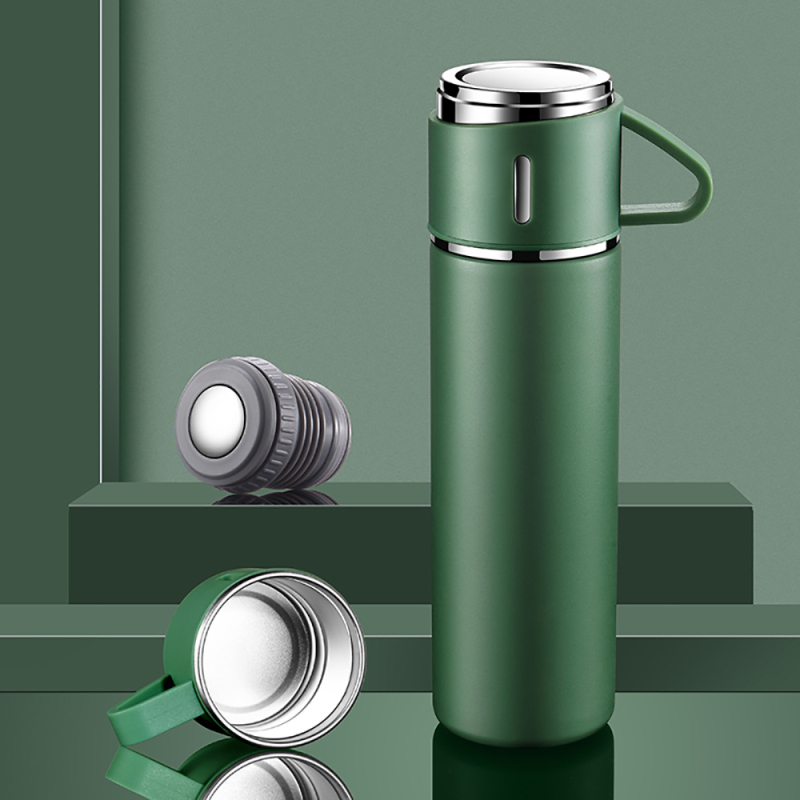 Vacuum Insulation Cup Creative Customized Pattern Vacuum Insulated Stainless Steel  Water Bottle Vacuum Flask Thermos