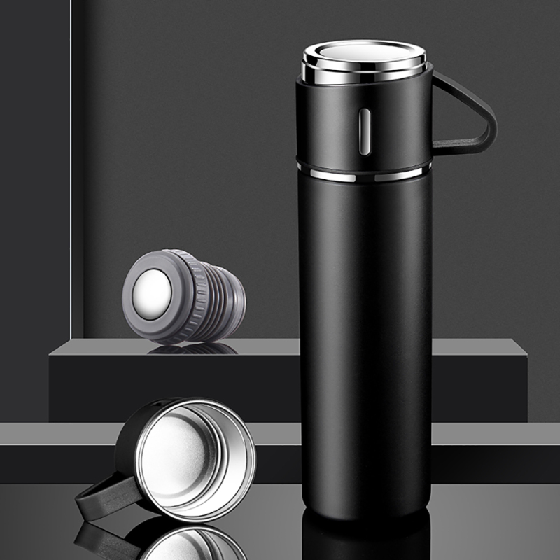 Vacuum Insulation Cup Creative Customized Pattern Vacuum Insulated Stainless Steel  Water Bottle Vacuum Flask Thermos