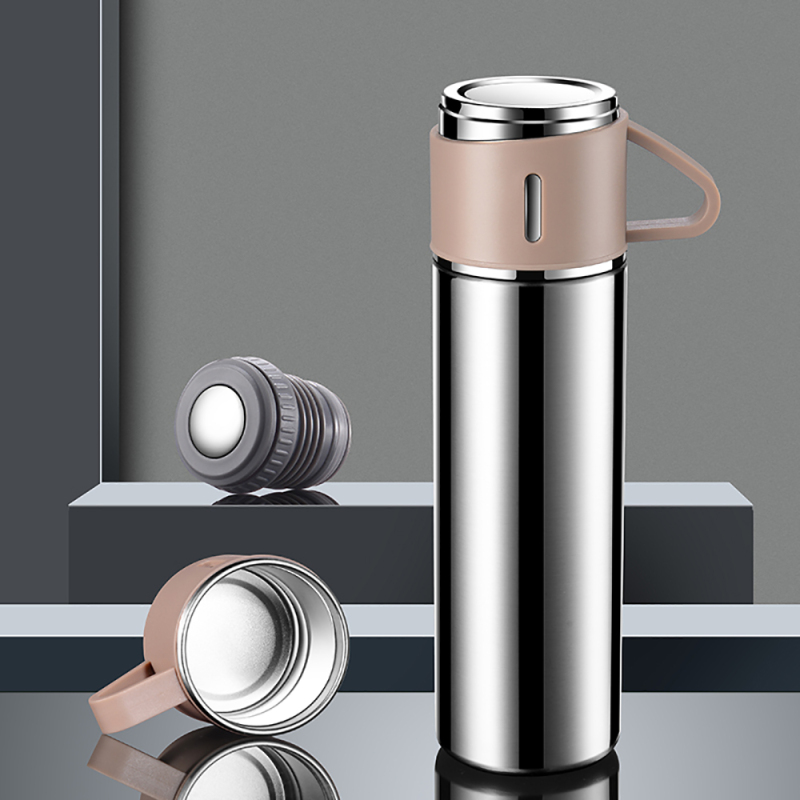 Vacuum Insulation Cup Creative Customized Pattern Vacuum Insulated Stainless Steel  Water Bottle Vacuum Flask Thermos